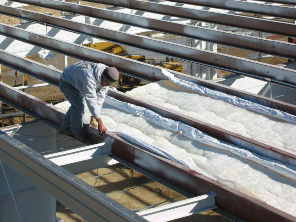 metal building insulation project