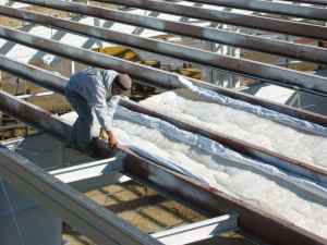 metal building insulation project